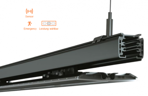 Artikelbild des Artikels “TLL TrackLine-Linear-System ClickSwitch 4P - 600mm - Doppelt Schwenkbar - ID 092XX-600 “