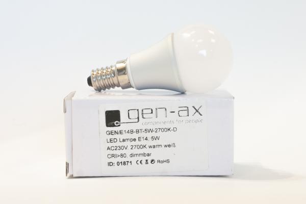 3er Pack LED Leuchtmittel E14 - 5 Watt - dimmbar 