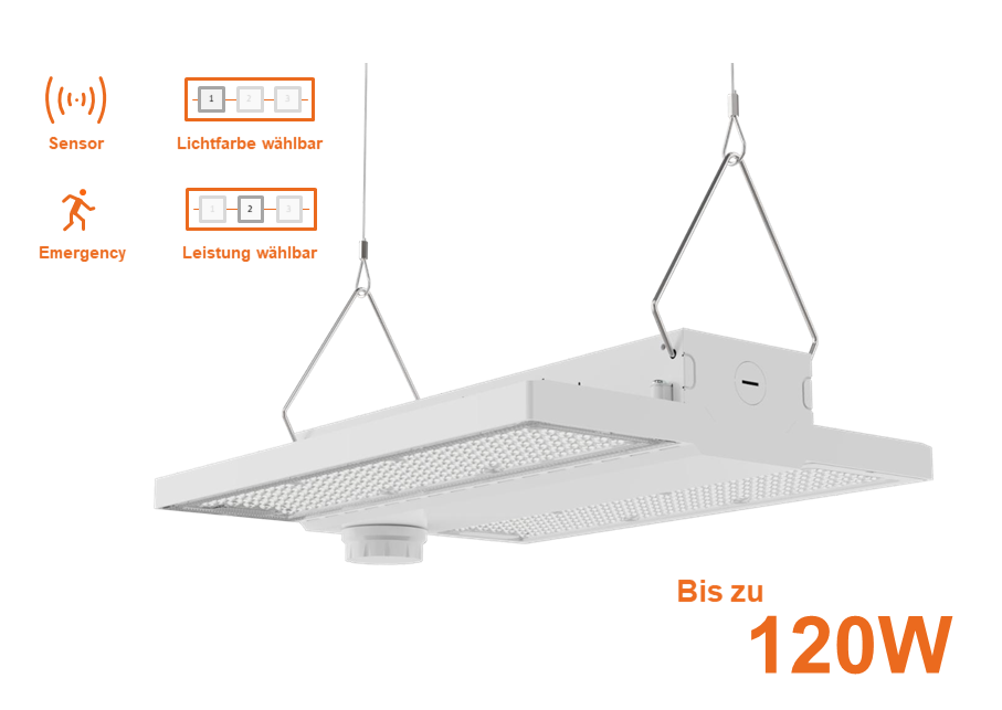  Artikelbild 1 des Artikels “GX700 Eckiger Hochleistungsstrahler (ClickSwitch) - 120W “