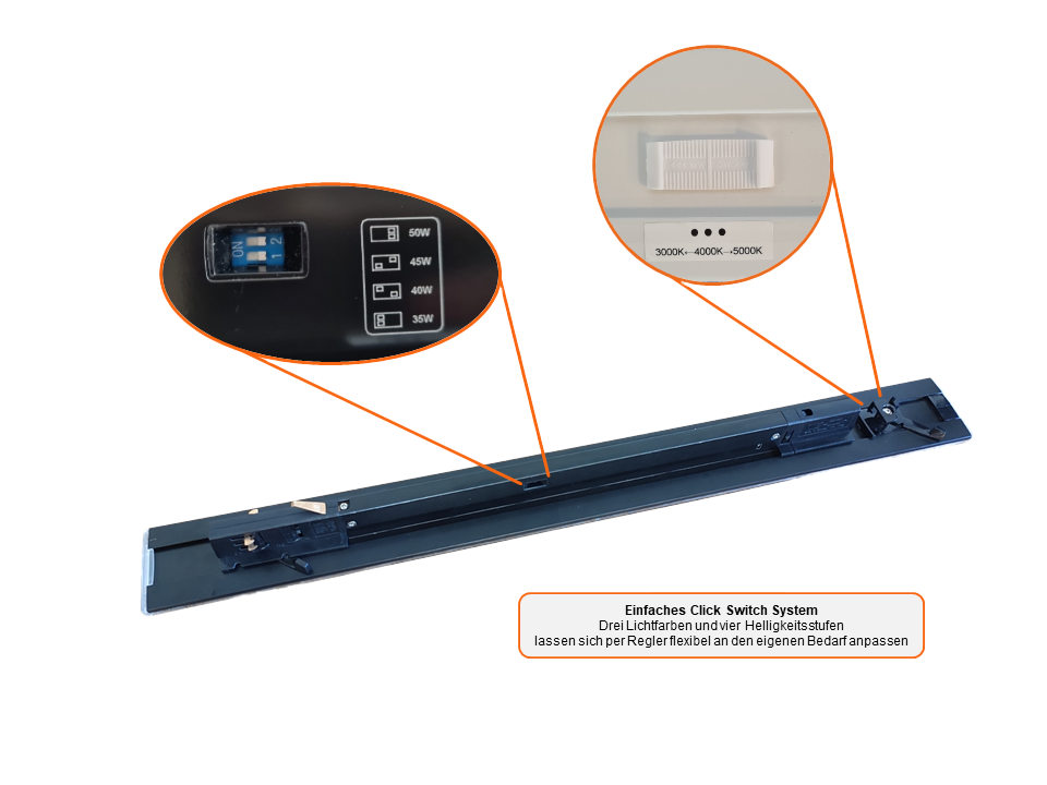  Artikelbild 4 des Artikels “TLL Track Linear Lichtsystem (ClickSwitch) - 600 - Fest “